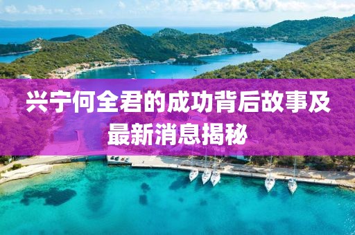 興寧何全君的成功背后故事及最新消息揭秘