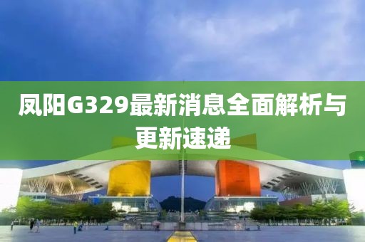 鳳陽G329最新消息全面解析與更新速遞