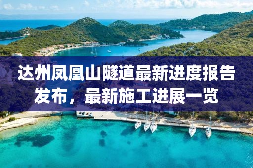 達(dá)州鳳凰山隧道最新進(jìn)度報(bào)告發(fā)布，最新施工進(jìn)展一覽
