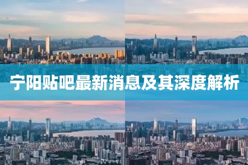 寧陽(yáng)貼吧最新消息及其深度解析