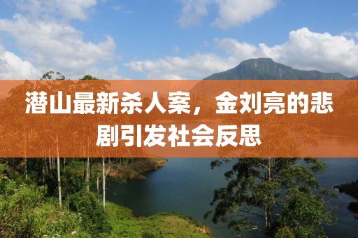 潛山最新殺人案，金劉亮的悲劇引發(fā)社會(huì)反思