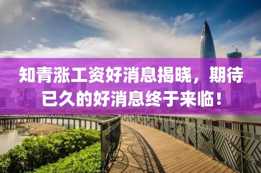 知青漲工資好消息揭曉，期待已久的好消息終于來臨！
