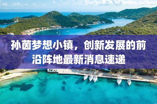 孫茵夢想小鎮(zhèn)，創(chuàng)新發(fā)展的前沿陣地最新消息速遞