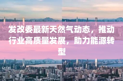發(fā)改委最新天然氣動態(tài)，推動行業(yè)高質(zhì)量發(fā)展，助力能源轉(zhuǎn)型