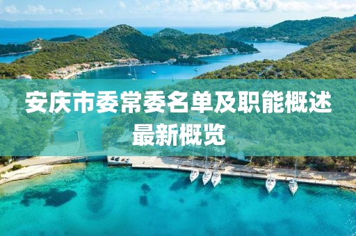 安慶市委常委名單及職能概述最新概覽
