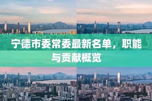 寧德市委常委最新名單，職能與貢獻(xiàn)概覽