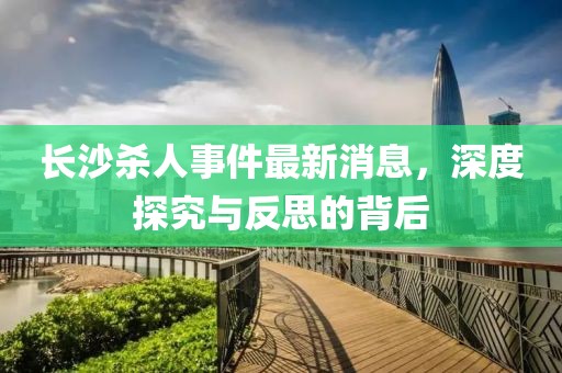 長沙殺人事件最新消息，深度探究與反思的背后