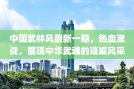 中國武林風最新一期，熱血激戰(zhàn)，展現中華武魂的璀璨風采