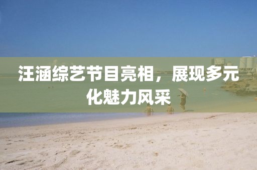 汪涵綜藝節(jié)目亮相，展現(xiàn)多元化魅力風(fēng)采