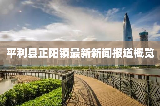 平利縣正陽鎮(zhèn)最新新聞報道概覽