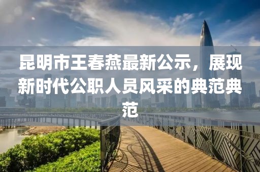 昆明市王春燕最新公示，展現(xiàn)新時代公職人員風(fēng)采的典范典范