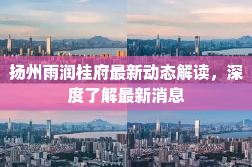 揚(yáng)州雨潤(rùn)桂府最新動(dòng)態(tài)解讀，深度了解最新消息