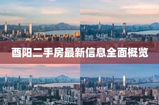 酉陽二手房最新信息全面概覽