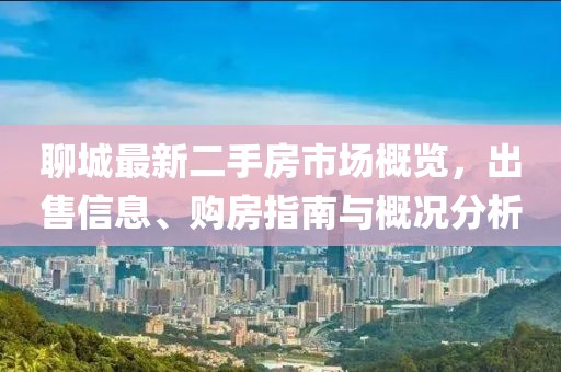 聊城最新二手房市場概覽，出售信息、購房指南與概況分析