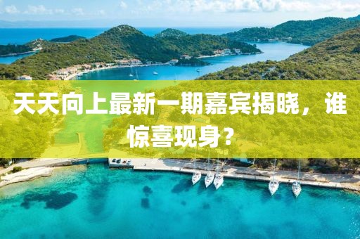 天天向上最新一期嘉賓揭曉，誰(shuí)驚喜現(xiàn)身？