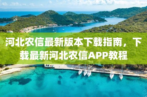 河北農(nóng)信最新版本下載指南，下載最新河北農(nóng)信APP教程