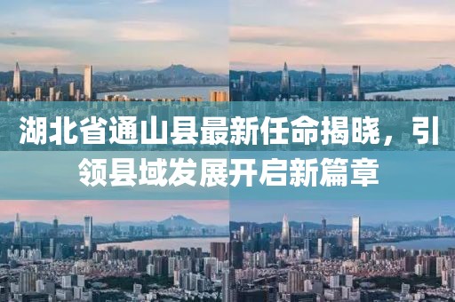 湖北省通山縣最新任命揭曉，引領(lǐng)縣域發(fā)展開啟新篇章