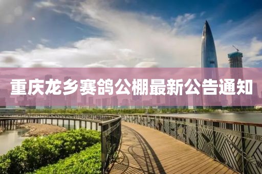 重慶龍鄉(xiāng)賽鴿公棚最新公告通知