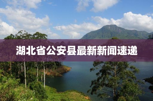 湖北省公安縣最新新聞速遞