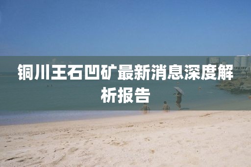銅川王石凹礦最新消息深度解析報告