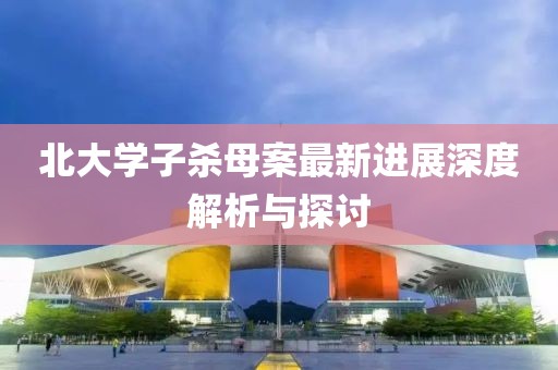北大學(xué)子殺母案最新進(jìn)展深度解析與探討