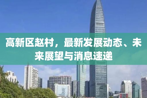 高新區(qū)趙村，最新發(fā)展動態(tài)、未來展望與消息速遞