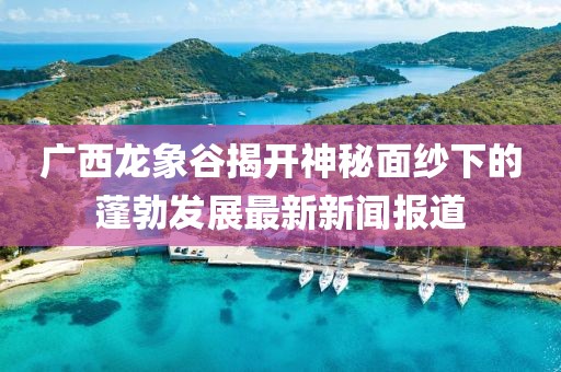 廣西龍象谷揭開神秘面紗下的蓬勃發(fā)展最新新聞報道