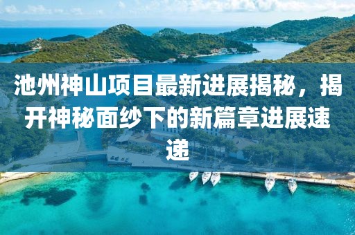 池州神山項目最新進展揭秘，揭開神秘面紗下的新篇章進展速遞