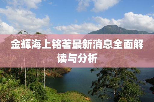 金輝海上銘著最新消息全面解讀與分析