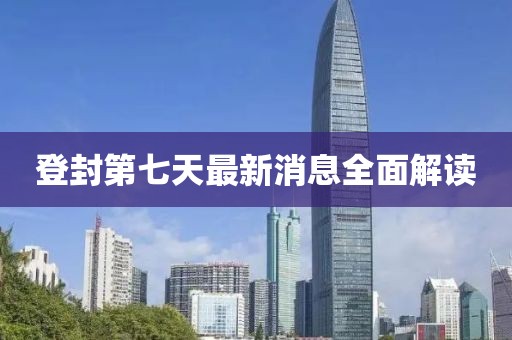 登封第七天最新消息全面解讀
