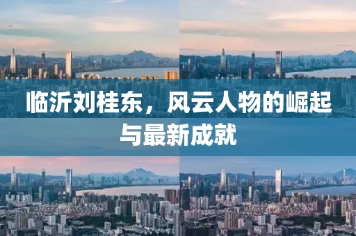 臨沂劉桂東，風(fēng)云人物的崛起與最新成就