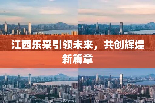 江西樂采引領(lǐng)未來，共創(chuàng)輝煌新篇章