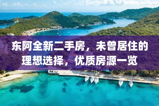 東阿全新二手房，未曾居住的理想選擇，優(yōu)質(zhì)房源一覽