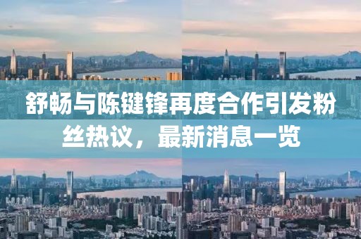 舒暢與陳鍵鋒再度合作引發(fā)粉絲熱議，最新消息一覽