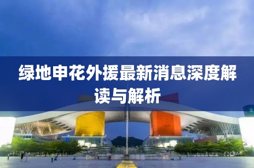 綠地申花外援最新消息深度解讀與解析