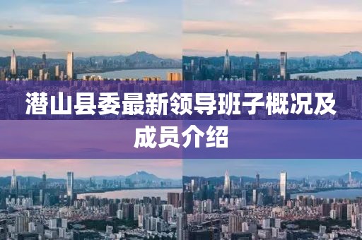 潛山縣委最新領(lǐng)導(dǎo)班子概況及成員介紹