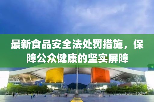 最新食品安全法處罰措施，保障公眾健康的堅(jiān)實(shí)屏障