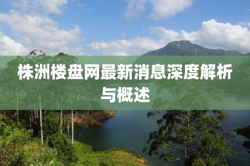 株洲樓盤網(wǎng)最新消息深度解析與概述