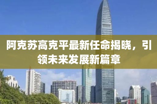 阿克蘇高克平最新任命揭曉，引領(lǐng)未來發(fā)展新篇章