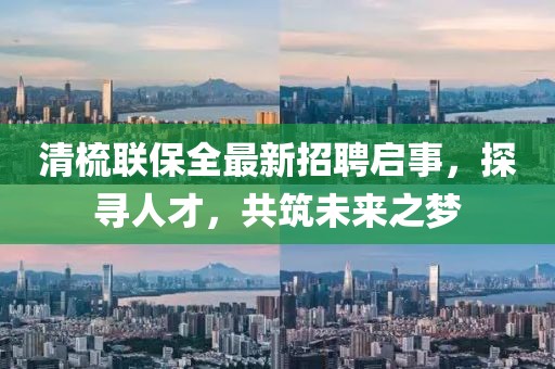 清梳聯(lián)保全最新招聘啟事，探尋人才，共筑未來之夢