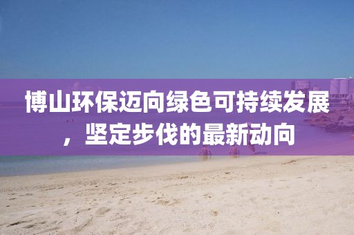 博山環(huán)保邁向綠色可持續(xù)發(fā)展，堅(jiān)定步伐的最新動(dòng)向