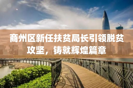 商州區(qū)新任扶貧局長引領脫貧攻堅，鑄就輝煌篇章