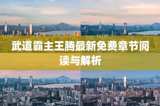 武道霸主王騰最新免費(fèi)章節(jié)閱讀與解析