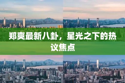 鄭爽最新八卦，星光之下的熱議焦點(diǎn)