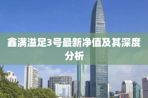 鑫滿溢足3號最新凈值及其深度分析