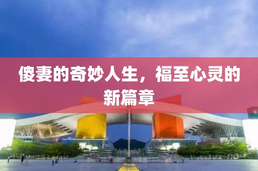 傻妻的奇妙人生，福至心靈的新篇章
