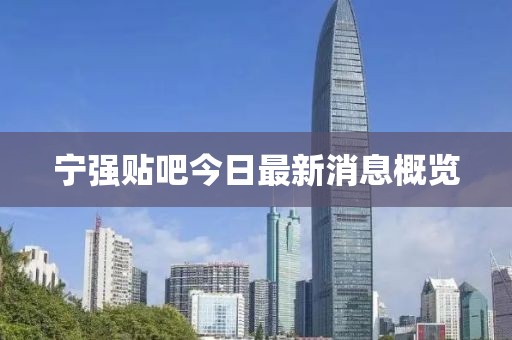 寧強貼吧今日最新消息概覽