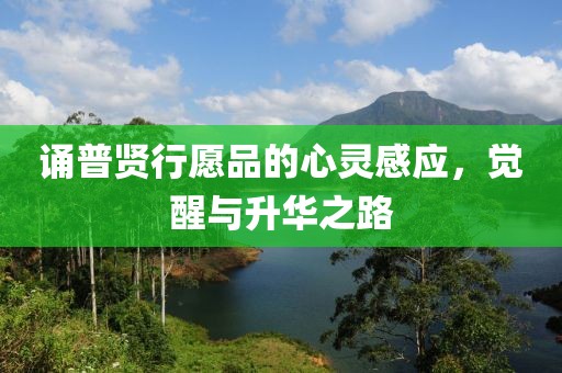 誦普賢行愿品的心靈感應(yīng)，覺醒與升華之路