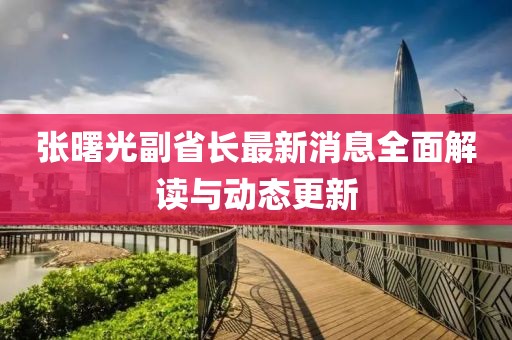 張曙光副省長最新消息全面解讀與動態(tài)更新